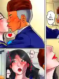 Цветная манга хентай ебли с футанари и бондаж еблей с БДСМ стилем