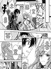 Асуна из Sword Art Online выебана в жопу хуями и игрушками