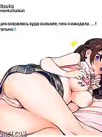 Хентай манга в цвете про озабоченную студентку — аниме комиксы с переводом на русский
