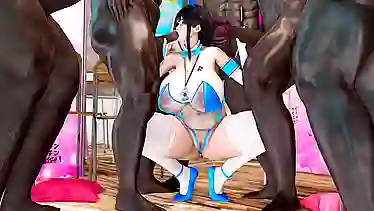 Шикарный 3d hentai грудастой крали, что работает сексуальной работницей в ххх видео