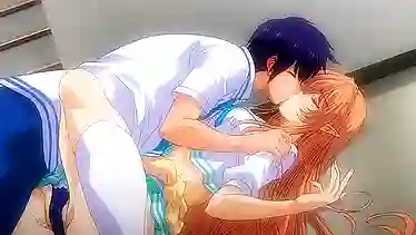 Настоящий хентай гарем с эльфийскими милашками в униформе студенческой