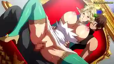 Хентай эльфийки будут громко стонать от члена внутри письки глубоко