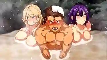 Нельзя сделать аниме хентай мангу без эпизода на горячих источниках с грудастыми тян