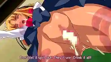 Попаданец наслаждается письками сладкими, а куколки хентайные стонут от камшотов