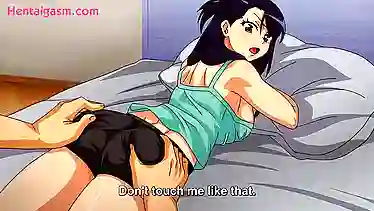 Цундэрэ не удержалась от мощного пресса, потекла и захотела секса с высоким брюнетом