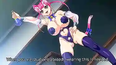 Няко фурри суккуб крошки будут соревноваться за член учителя в универе