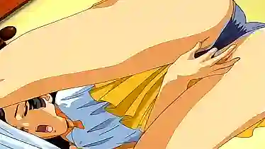 Immoral Sisters 1 - Ama de casa hentai cachonda se folla a su amante mientras habla por teléfono con su marido.